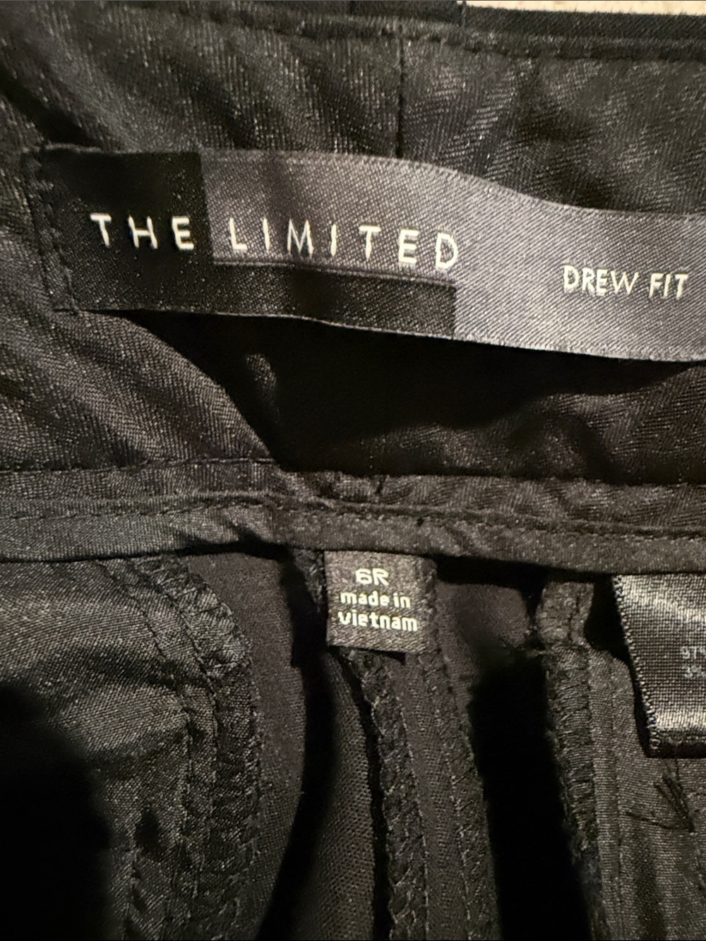 The Limited Black Straight-Leg Women's Dress Pants-Drew Fit - Picture 3 of 5